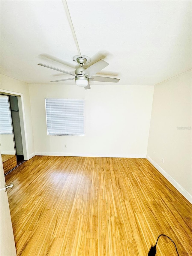 4611 W N B St Unit 228, Tampa, FL 33609 - unfurnished room featuring a ceiling fan and light wood-type flooring