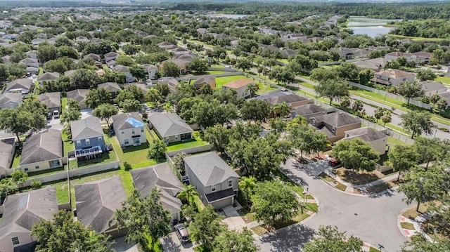 15420 Quail Woods Pl, Ruskin, FL 33573 - aerial view of residential area with a nearby body of water