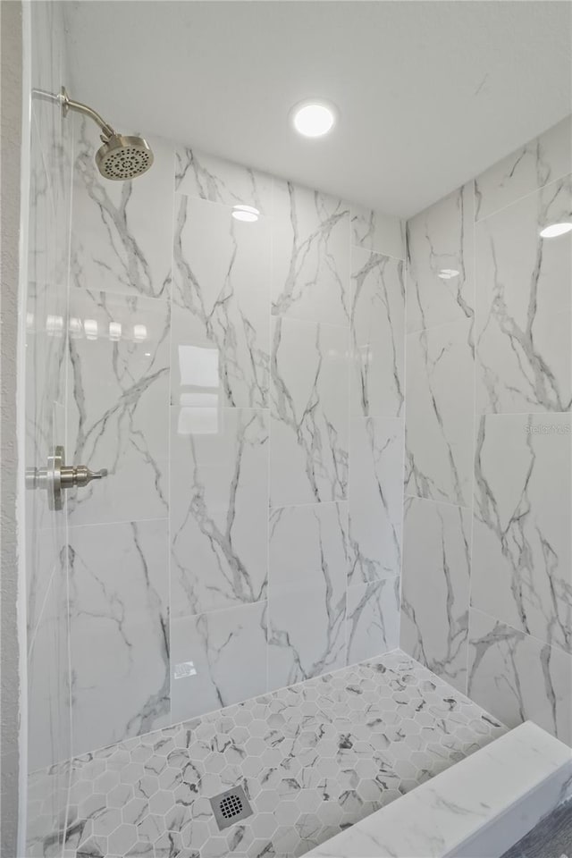 561 Golf And Sea Blvd, Apollo Beach, FL 33572 - full bathroom featuring a marble finish shower