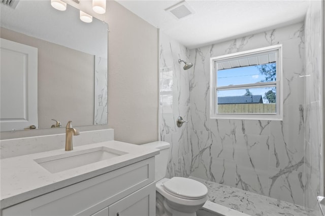 561 Golf And Sea Blvd, Apollo Beach, FL 33572 - full bath with vanity and a marble finish shower