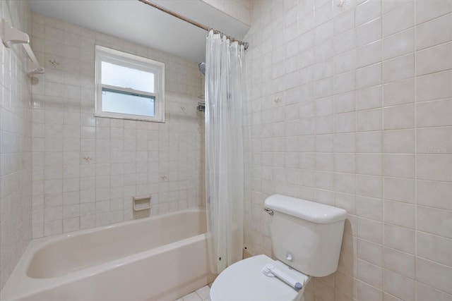 6706 Dunes Ln, Temple Terrace, FL 33617 - bathroom with shower / bath combo with shower curtain and toilet