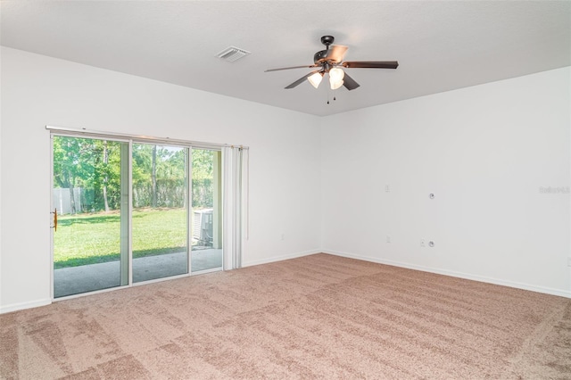 12841 Buffalo Run Dr, Gibsonton, FL 33534 - carpeted spare room with ceiling fan and baseboards