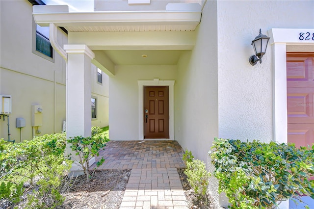828 Terra Vista St, Brandon, FL 33511 - entrance to property with stucco siding