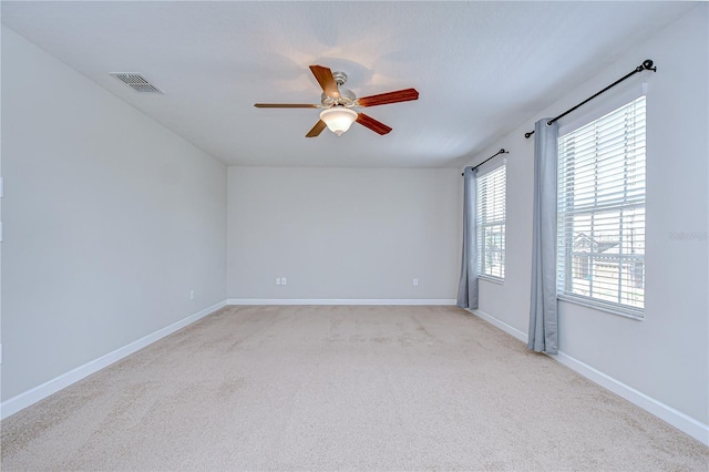 828 Terra Vista St, Brandon, FL 33511 - unfurnished room featuring ceiling fan and light colored carpet