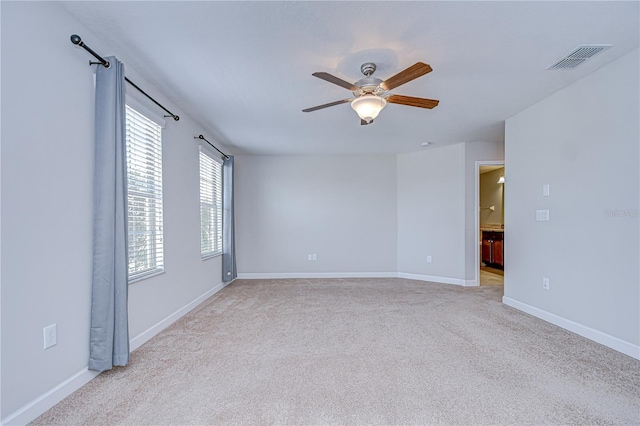 828 Terra Vista St, Brandon, FL 33511 - empty room with ceiling fan and carpet floors