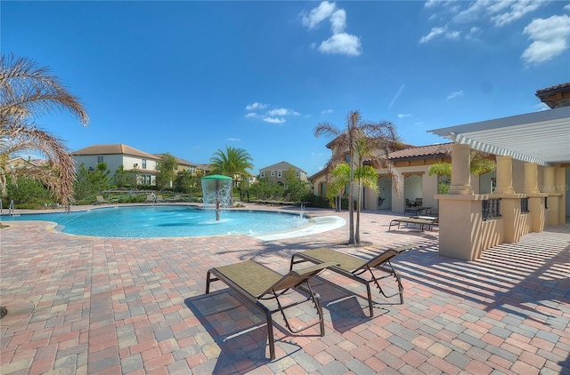 828 Terra Vista St, Brandon, FL 33511 - community pool with a patio area