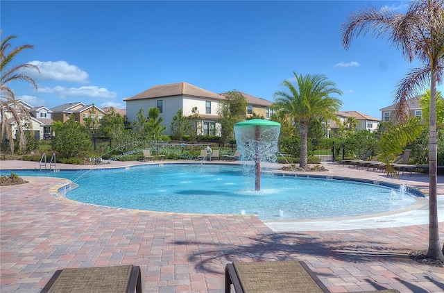 828 Terra Vista St, Brandon, FL 33511 - community pool featuring a residential view