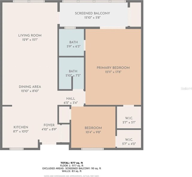 4775 Cove Cir Unit 803, Saint Petersburg, FL 33708 - view of property floor plan