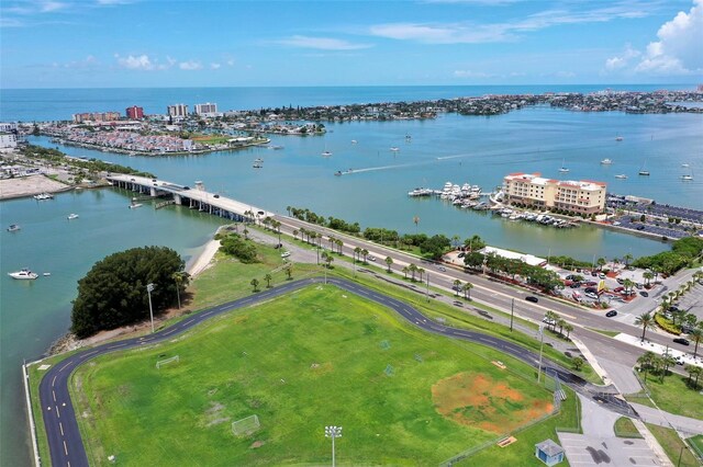4775 Cove Cir Unit 803, Saint Petersburg, FL 33708 - drone / aerial view of a large body of water and a notable bridge