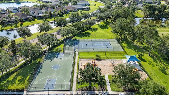 12830 24th Street Cir E, Parrish, FL 34219 - aerial view of residential area featuring a large body of water