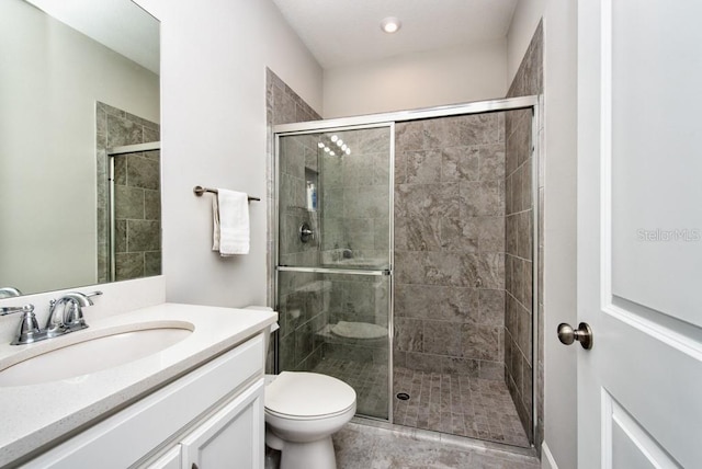 4906 Los Robles Ct, Palmetto, FL 34221 - bathroom with vanity and a stall shower