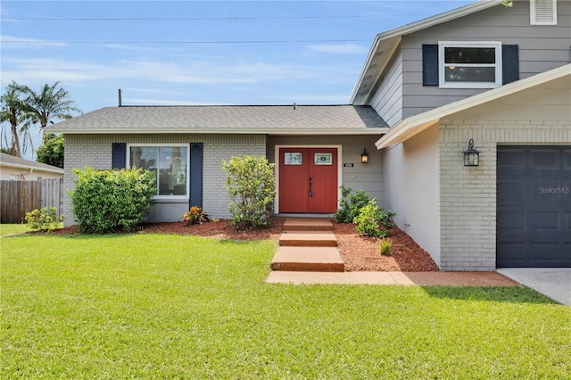 3721 Casaba Loop, Valrico, FL 33596 - view of front of home featuring brick siding and a shingled roof
