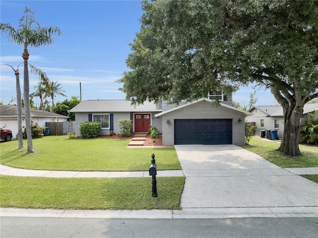 3721 Casaba Loop, Valrico, FL 33596 - single story home with concrete driveway and brick siding