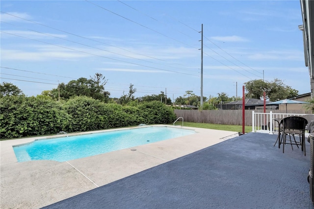 3721 Casaba Loop, Valrico, FL 33596 - view of pool with a patio and a fenced backyard