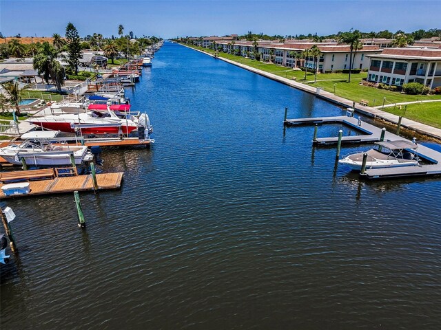 4849 Floramar Ter, New Port Richey, FL 34652 - dock with a water view and boat lift