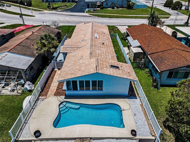 4849 Floramar Ter, New Port Richey, FL 34652 - view of pool with a fenced backyard and a patio area