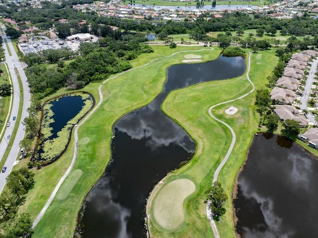 511 Foxglove Cir Unit B, Sun City Center, FL 33573 - aerial view of property's location with a nearby body of water and nearby suburban area