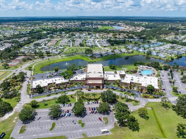 511 Foxglove Cir Unit B, Sun City Center, FL 33573 - aerial view of property's location featuring a large body of water