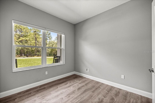5352 W Corral Pl, Beverly Hills, FL 34465 - unfurnished room with wood finished floors and baseboards