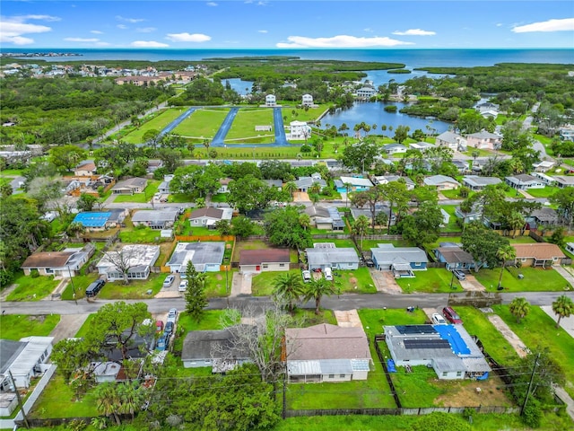 6632 Sierra Ter, New Port Richey, FL 34652 - aerial view of property and surrounding area featuring a large body of water and nearby suburban area