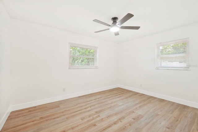 11779 82nd Ter, Seminole, FL 33772 - spare room featuring light wood-style flooring and ceiling fan