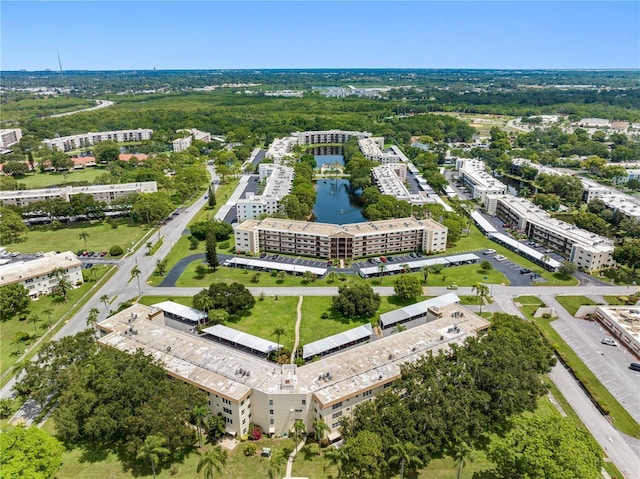 5623 80th St N Unit 314, Saint Petersburg, FL 33709 - drone / aerial view of a nearby body of water and apartment complex / building