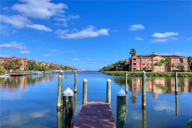 2733 Via Cipriani Unit 830B, Clearwater, FL 33764 - dock area with a water view
