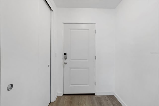 917 Pineview Ave, Clearwater, FL 33756 - entryway with wood finished floors and baseboards
