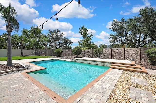 1669 Feather Grass Loop, Lutz, FL 33558 - view of swimming pool featuring a fenced backyard and a patio