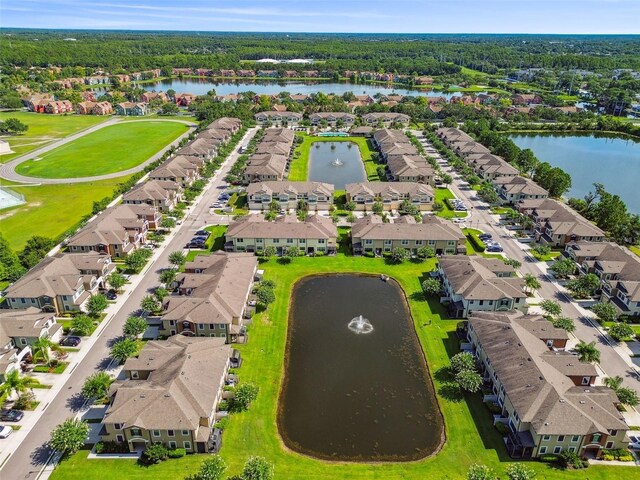 11519 Crowned Sparrow Ln, Tampa, FL 33626 - aerial view of residential area featuring a nearby body of water