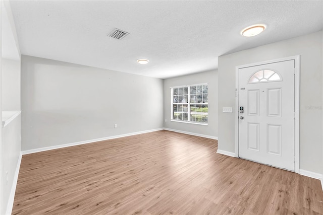 10523 Boyette Creek Blvd, Riverview, FL 33569 - foyer featuring light wood-style flooring and a textured ceiling