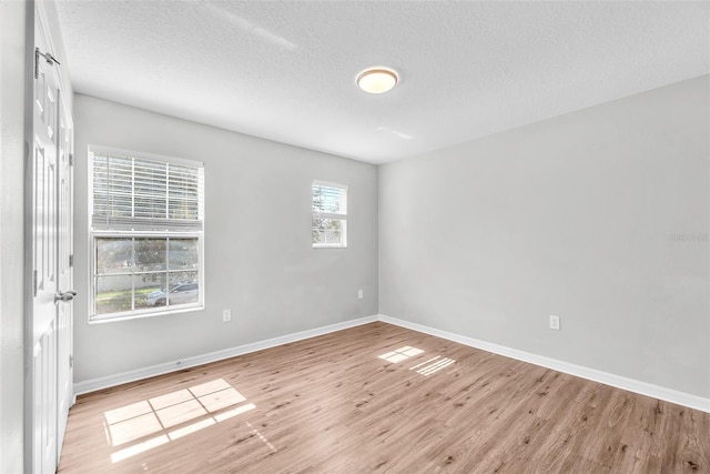 10523 Boyette Creek Blvd, Riverview, FL 33569 - unfurnished room featuring light wood-style floors and a textured ceiling