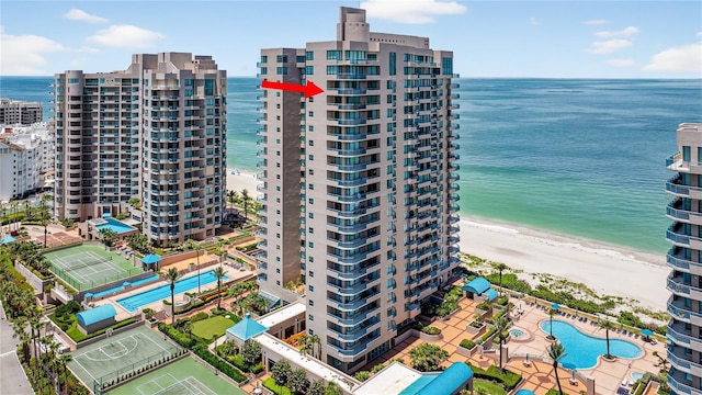 1540 Gulf Blvd Unit 2107, Clearwater Beach, FL 33767 - bird's eye view of a large body of water