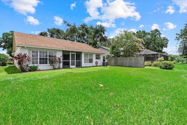 1741 Elk Spring Dr, Brandon, FL 33511 - rear view of house with stucco siding