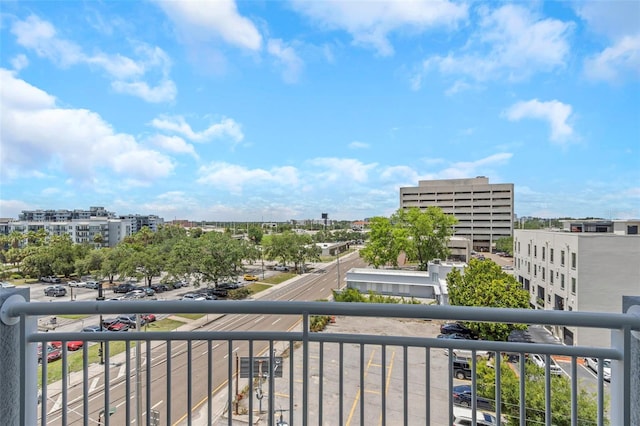 1108 N Franklin St Unit 602, Tampa, FL 33602 - balcony with a city view