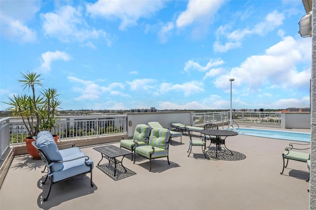 1108 N Franklin St Unit 602, Tampa, FL 33602 - view of patio with outdoor lounge area