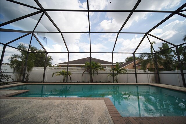 12721 Avelar Creek Dr, Riverview, FL 33578 - view of pool with a patio and a lanai