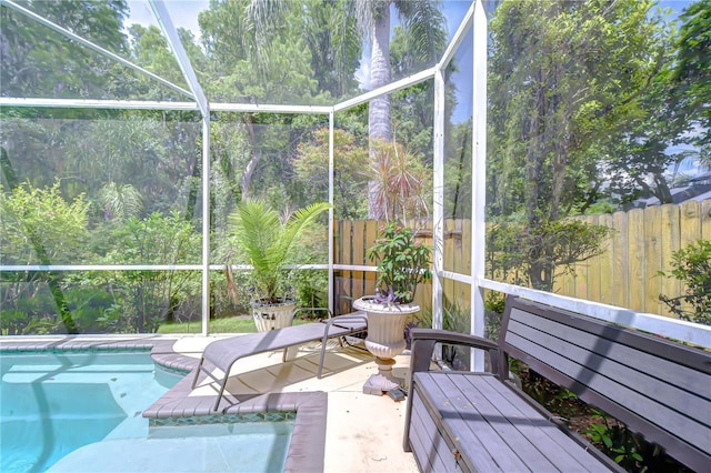 19307 Wind Dancer St, Lutz, FL 33558 - view of sunroom / solarium