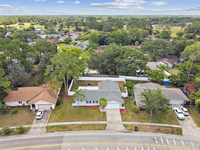 446 Eagle Cir, Casselberry, FL 32707 - aerial perspective of suburban area with a tree filled landscape