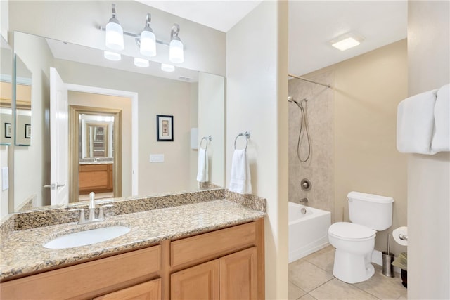 886 Suffolk Pl, Davenport, FL 33896 - full bath with shower / tub combination, tile patterned floors, and vanity