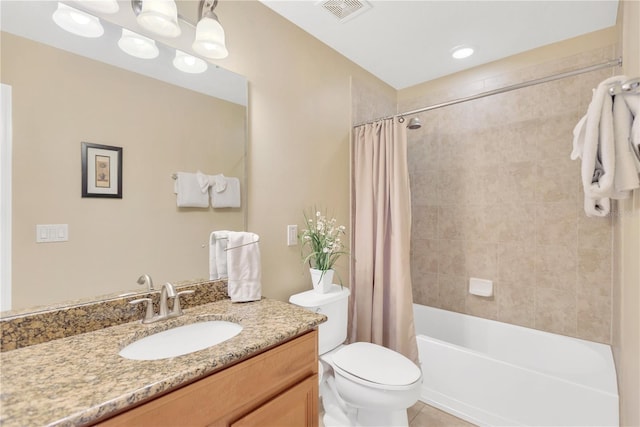 886 Suffolk Pl, Davenport, FL 33896 - full bath with vanity, shower / bath combo, and tile patterned floors