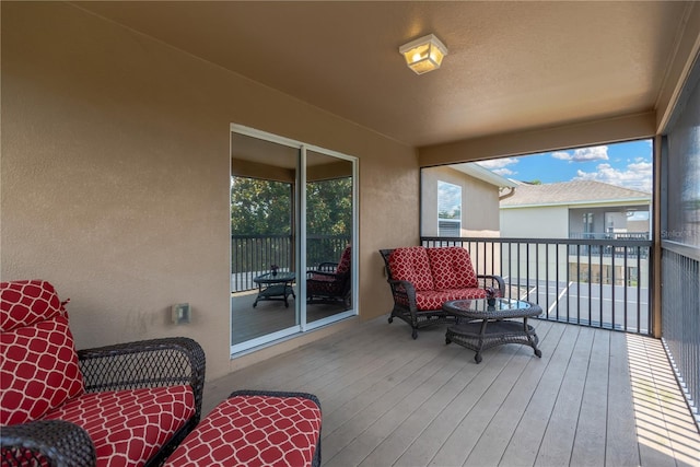 886 Suffolk Pl, Davenport, FL 33896 - wooden terrace with an outdoor living space