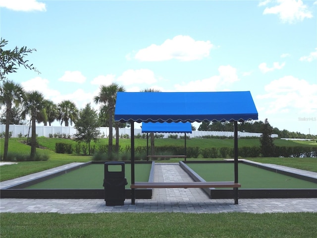4957 Seafoam Trl, Bradenton, FL 34211 - view of home's community with a bocce ball area