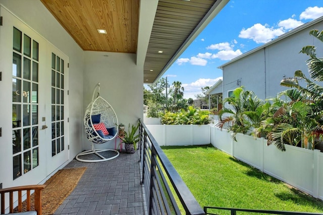 5006 W Idaho St, Tampa, FL 33616 - balcony featuring french doors