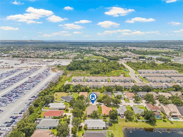 11830 Autumn Creek Dr, Riverview, FL 33569 - aerial view of residential area with a large body of water