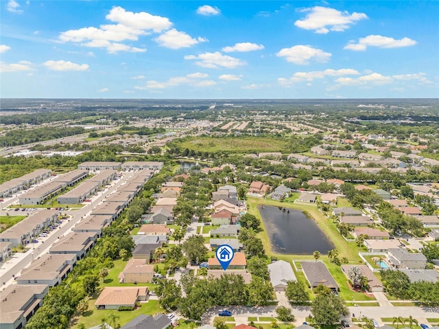 11830 Autumn Creek Dr, Riverview, FL 33569 - aerial view of residential area with a large body of water