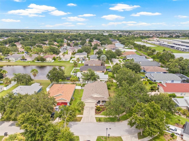 11830 Autumn Creek Dr, Riverview, FL 33569 - aerial perspective of suburban area featuring a large body of water