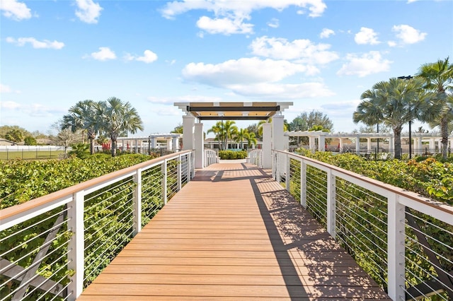 11830 Autumn Creek Dr, Riverview, FL 33569 - deck featuring a pergola