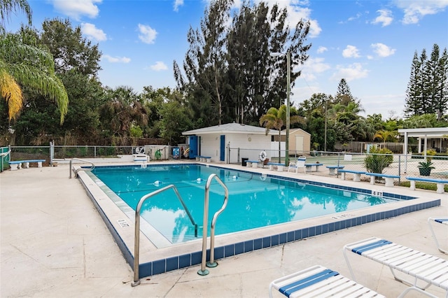 12400 Park Blvd Unit 519, Seminole, FL 33772 - community pool featuring view of scattered trees and a patio