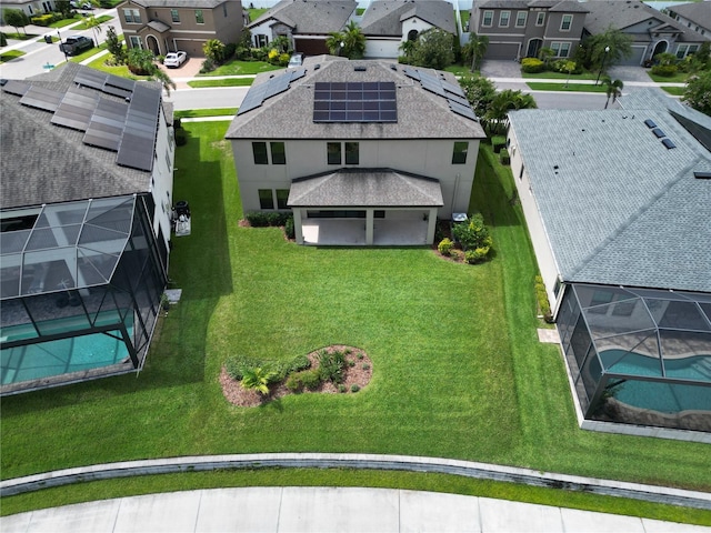 12821 Satin Lily Dr, Riverview, FL 33579 - aerial perspective of suburban area